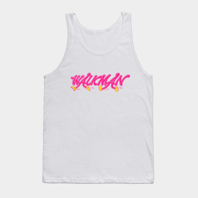 Classic Walkman retro logo Tank Top by Dashu